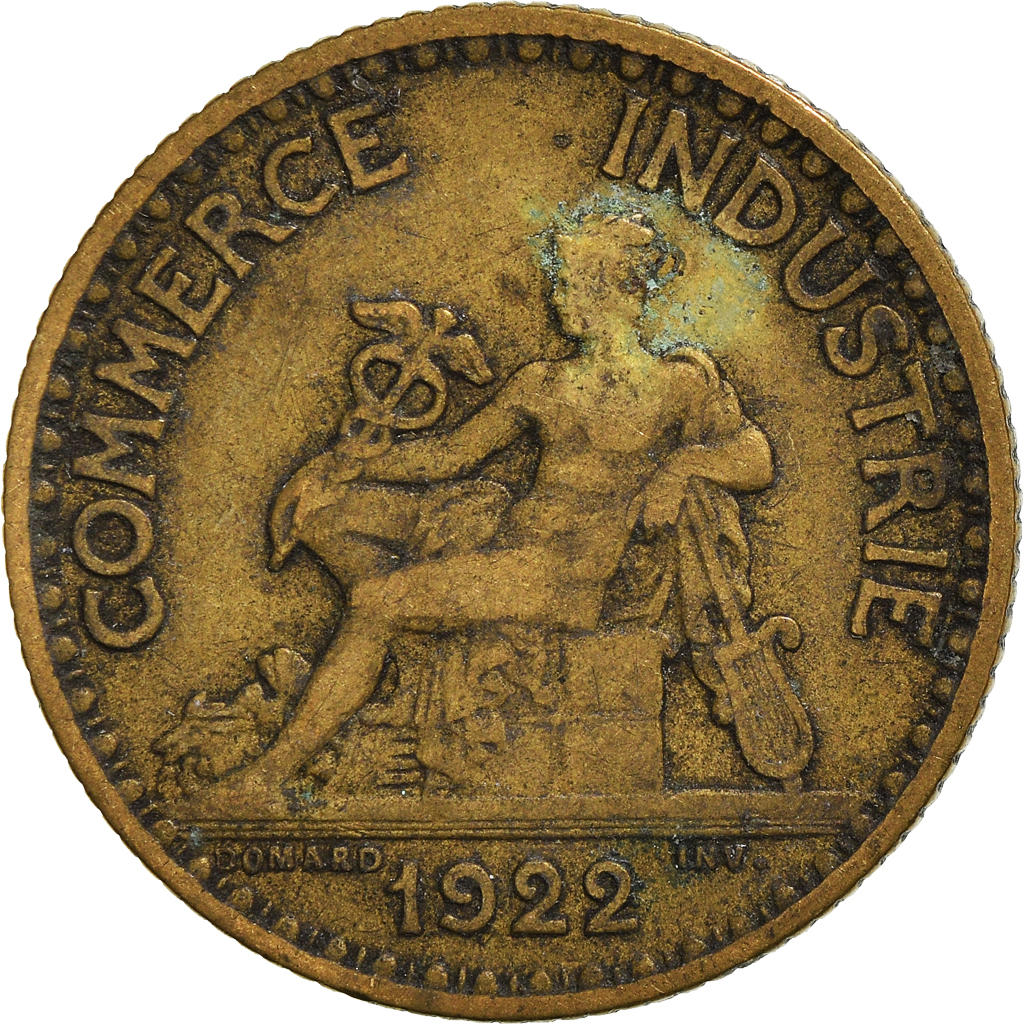 Moneda, Francia, Franc, 1922