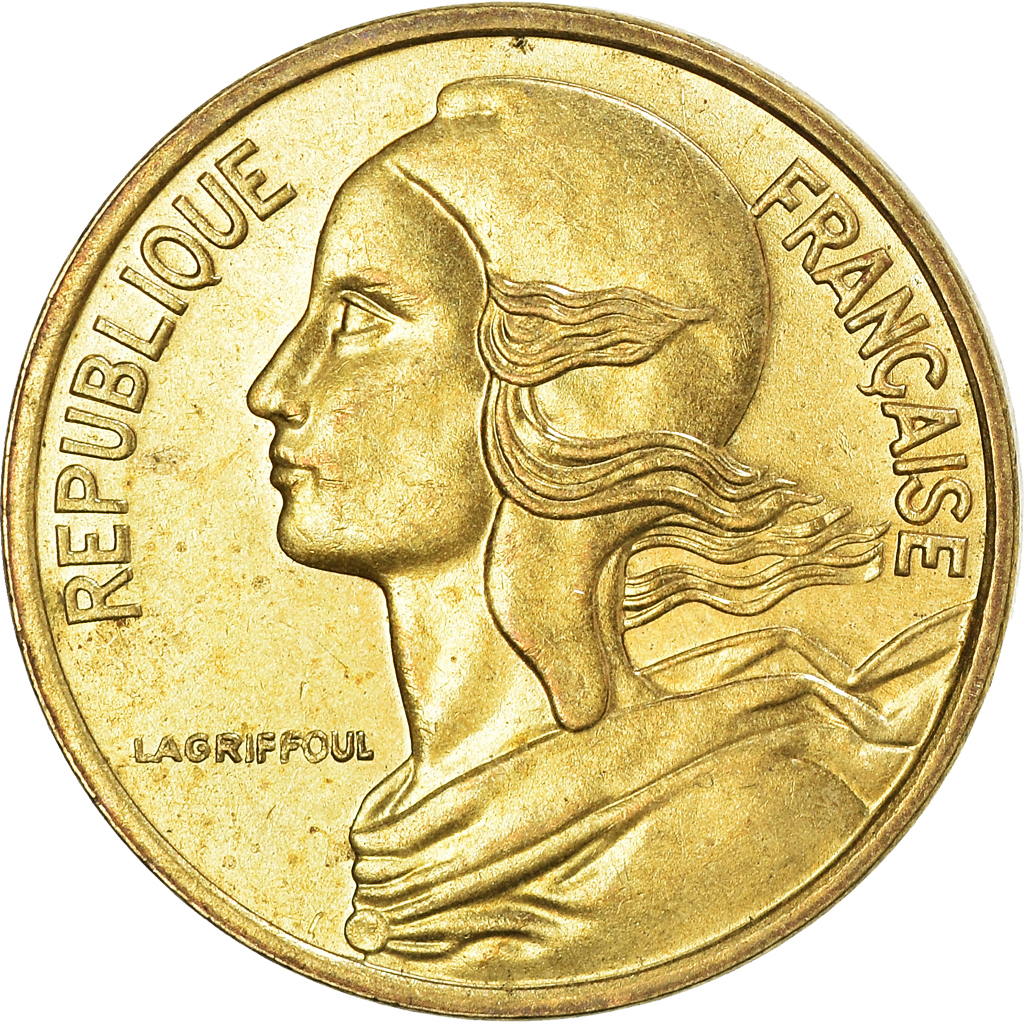 Moneda, Francia, 5 Centimes, 1979