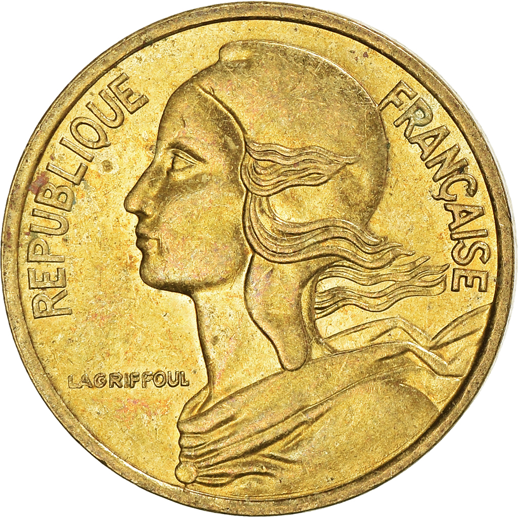 Moneda, Francia, 5 Centimes, 1981