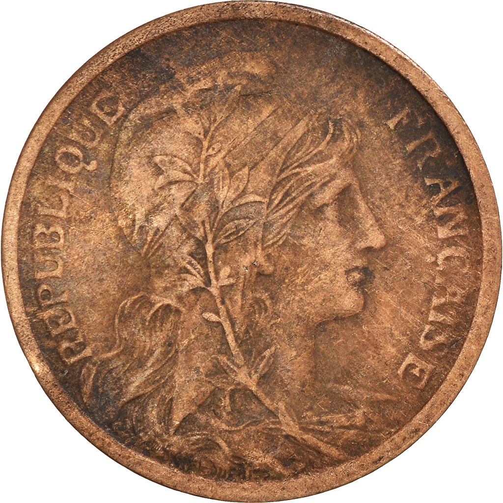 1914年 フランス 2セント硬貨 Coin, France, 2 Centimes, 1914 | European Coins