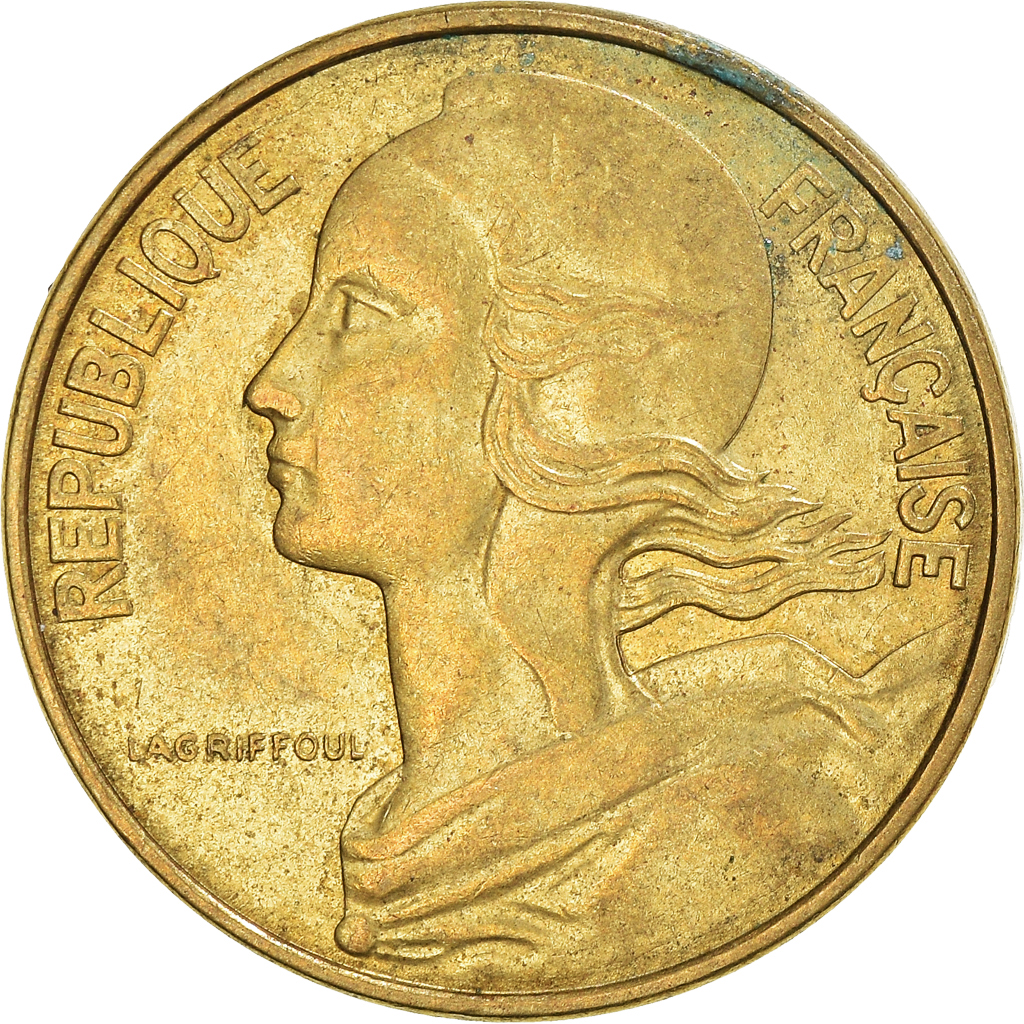 Moneda, Francia, 10 Centimes, 1981
