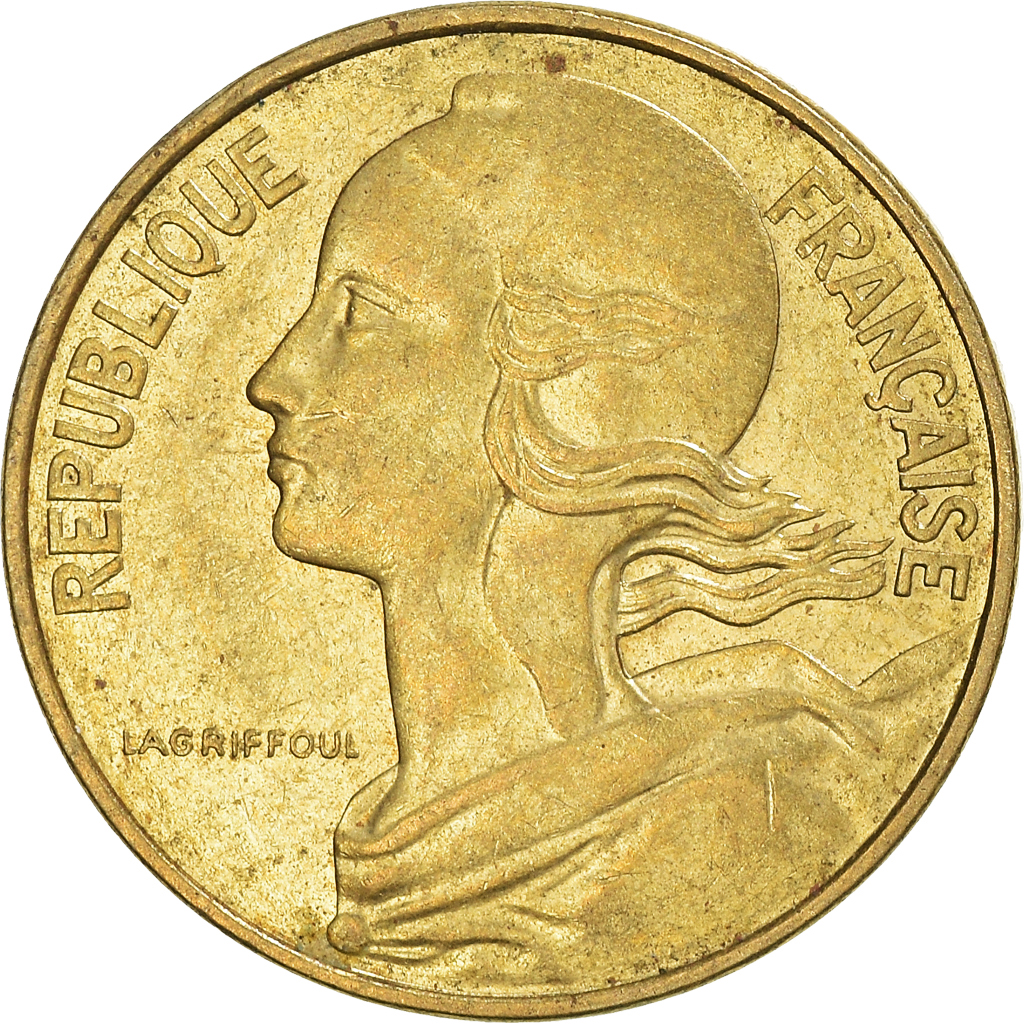 Moneda, Francia, 10 Centimes, 1981