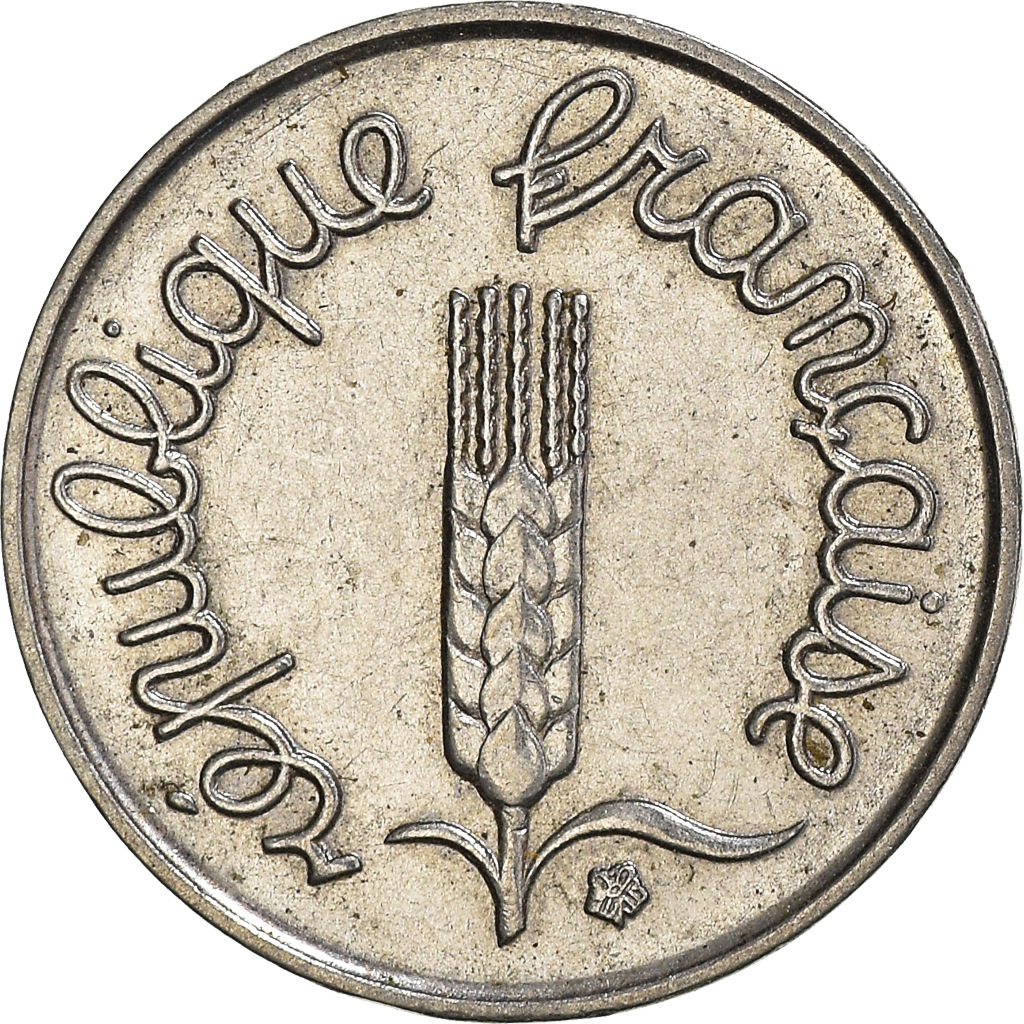 Moneda, Francia, Centime, 1967