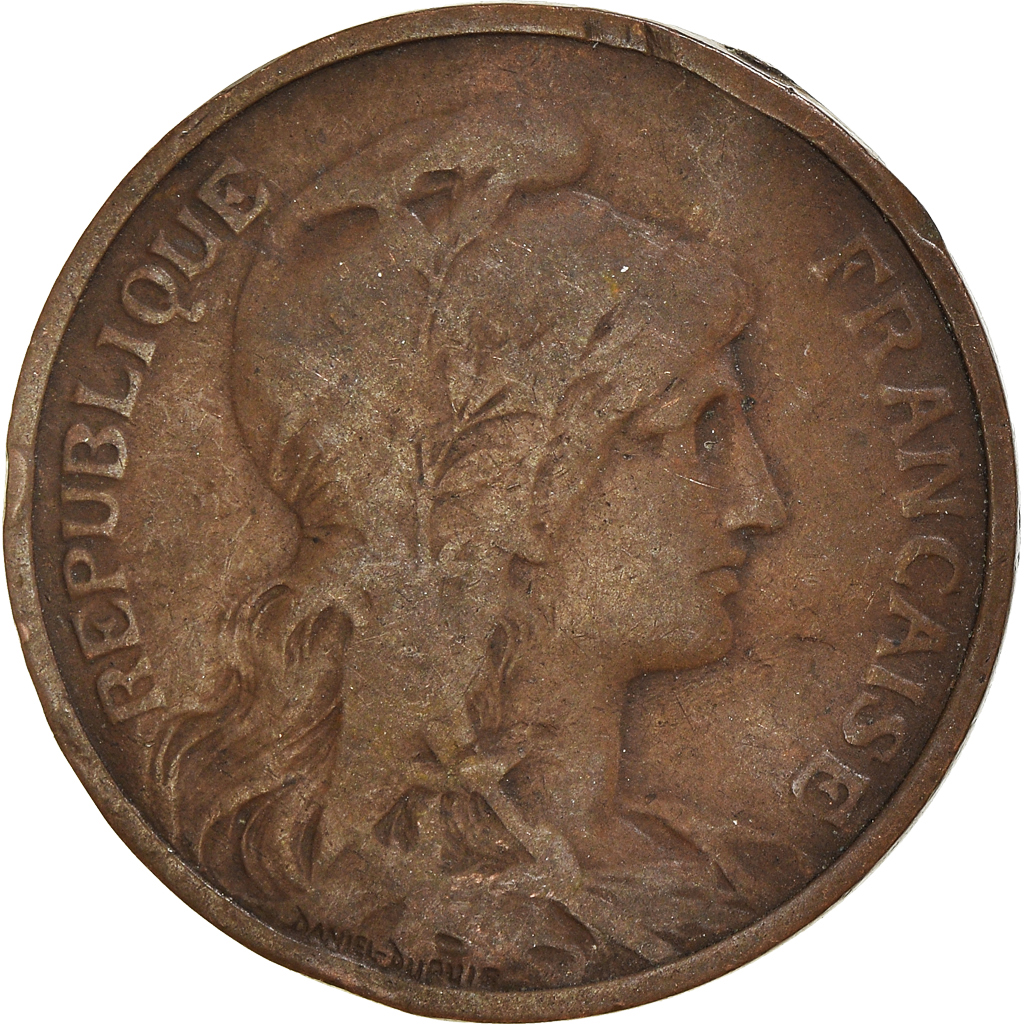 Moneda, Francia, 5 Centimes, 1913