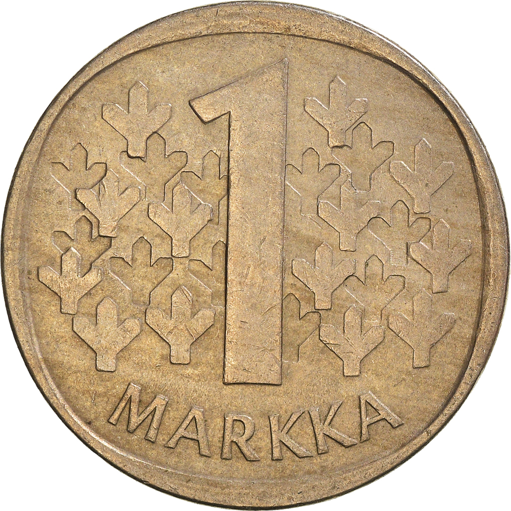 Moneda, Finlandia, Markka, 1981