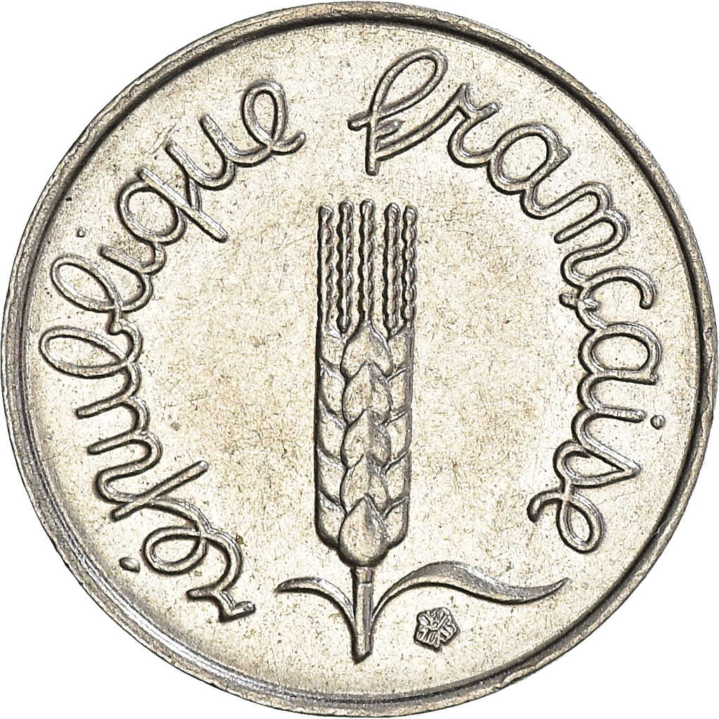 Moneda, Francia, Centime, 1962