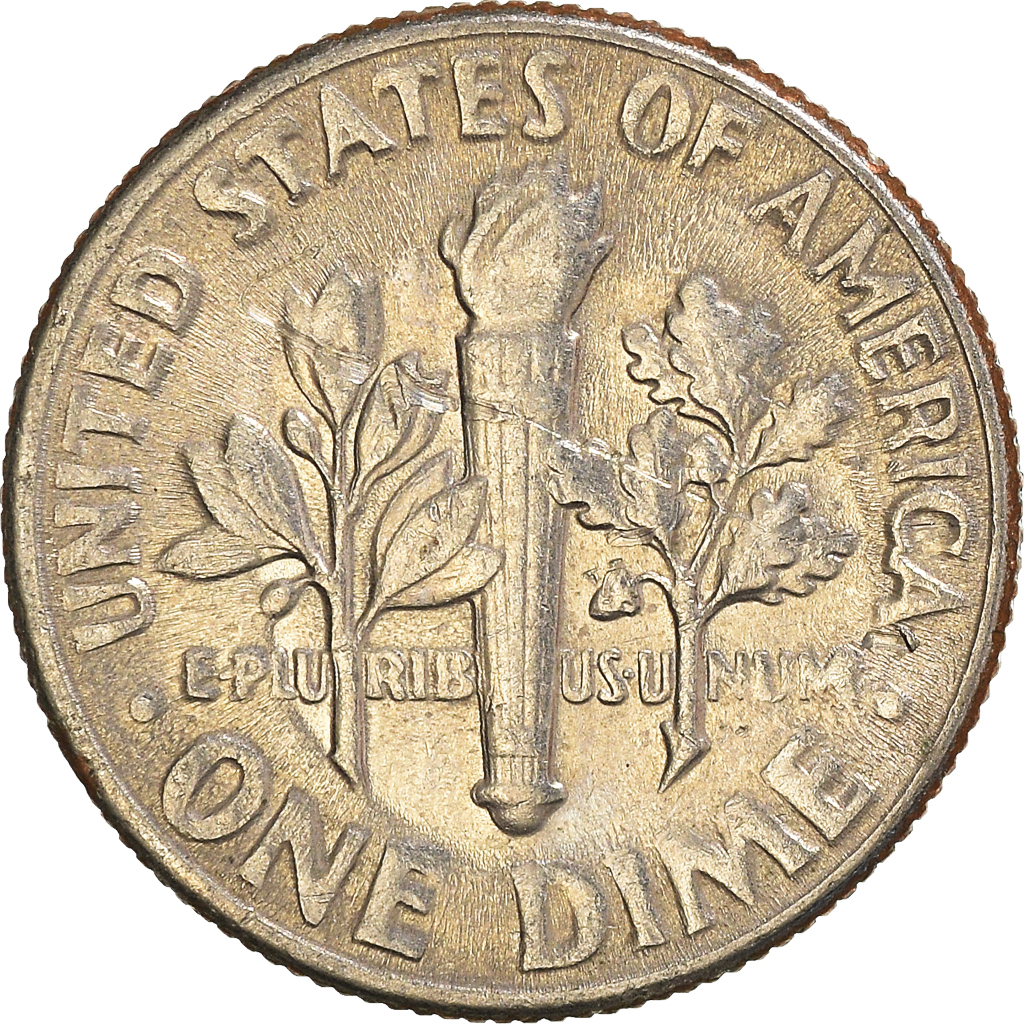 Moneda, Estados Unidos, Dime, 1971