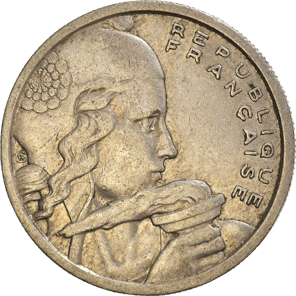 Coin, France, 100 Francs, 1954
