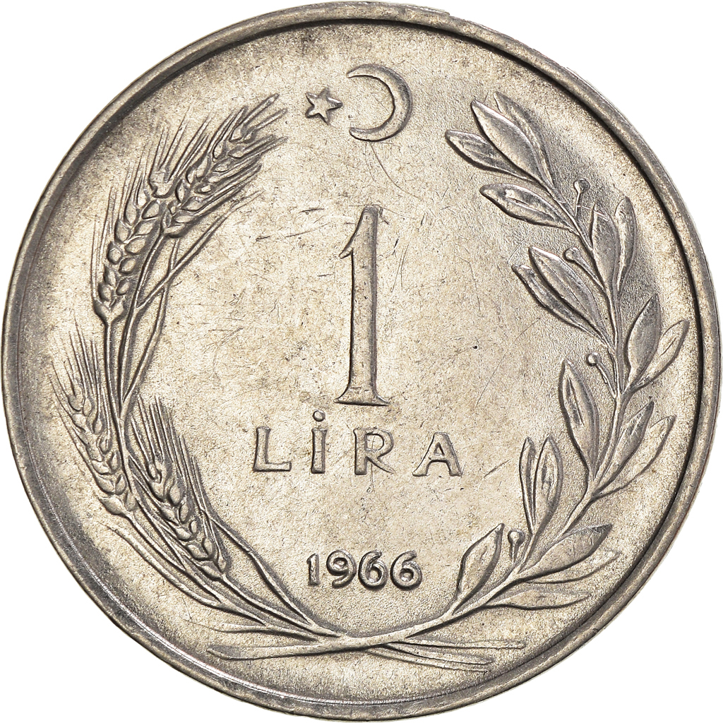 Moneda, Turquía, Lira, 1966