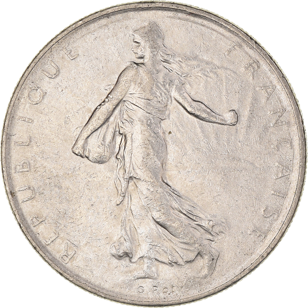Moneda, Francia, Franc, 1971