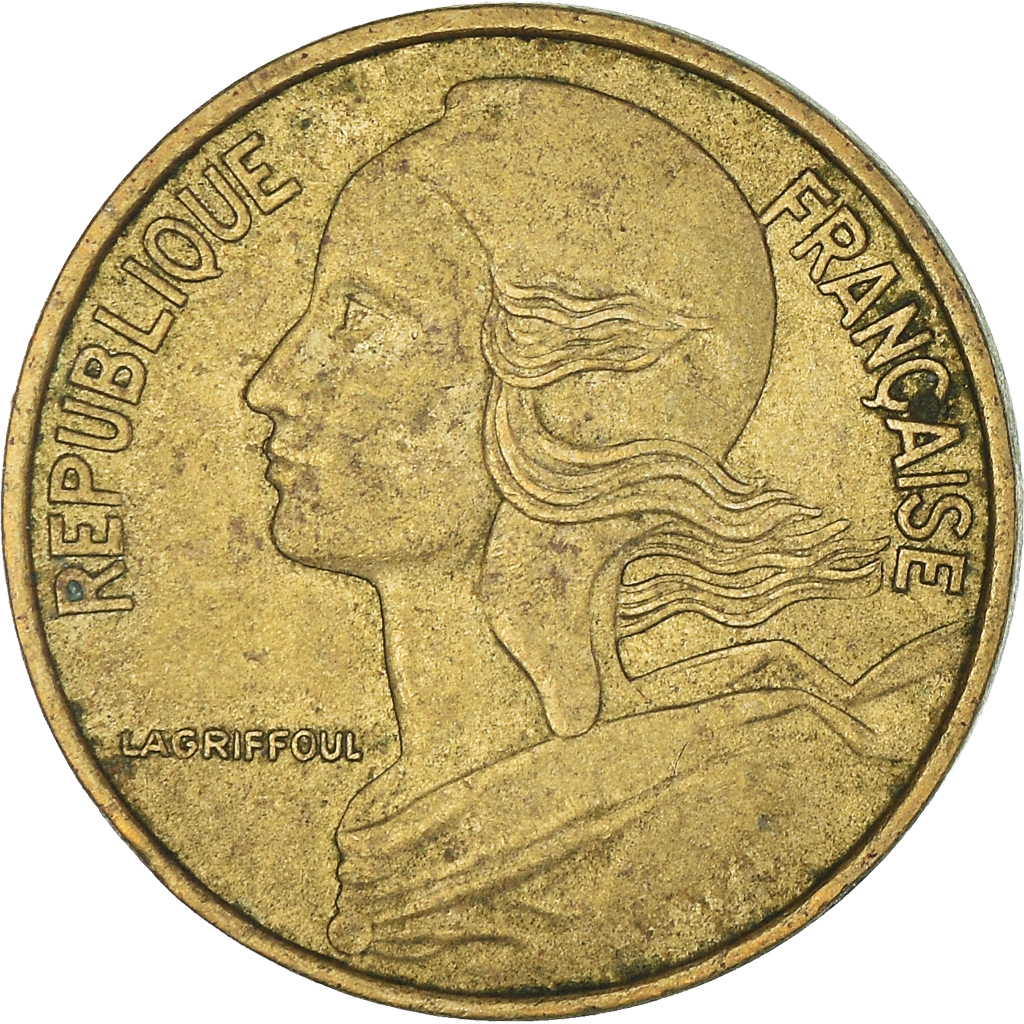 Moneda, Francia, 5 Centimes, 1974