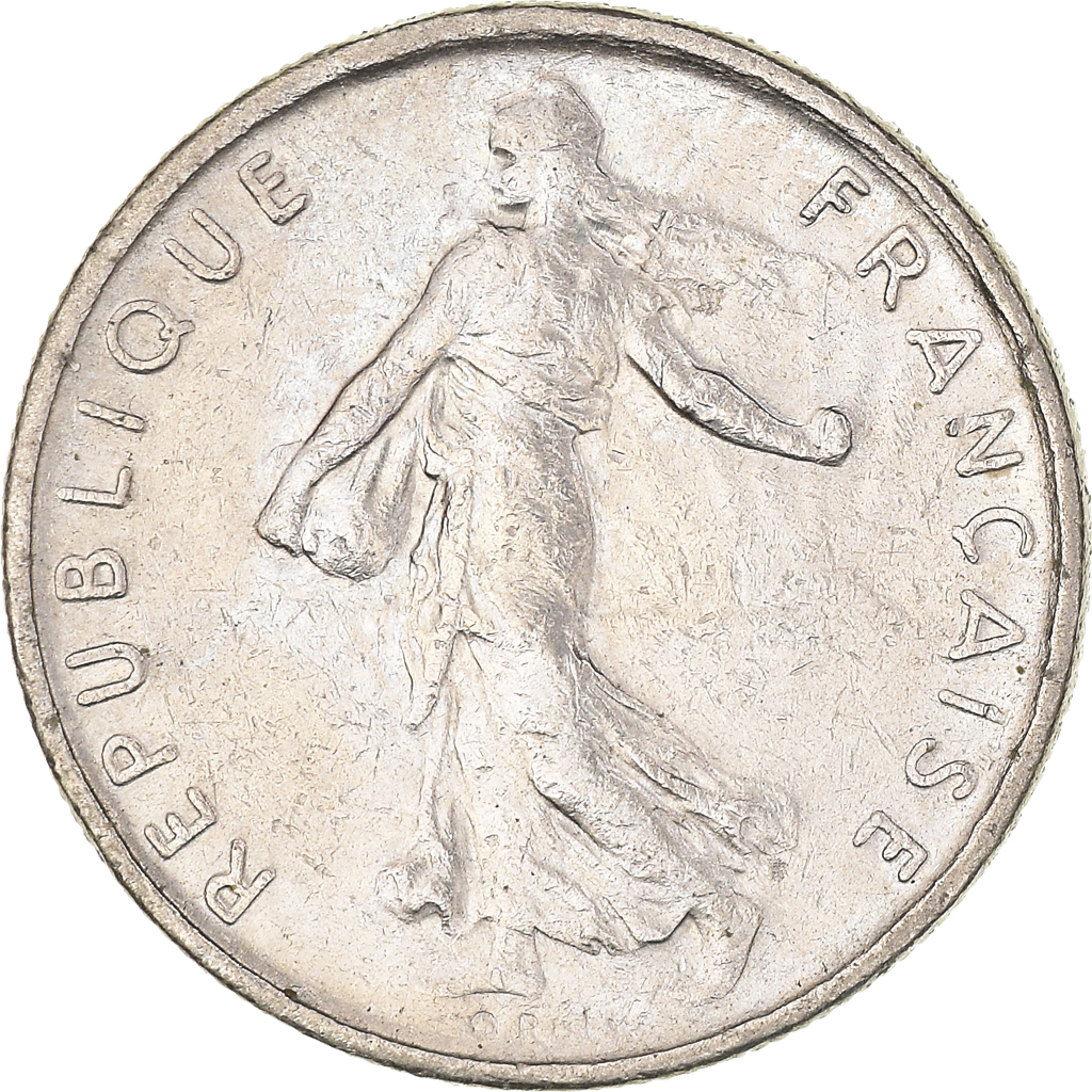 Moneda, Francia, 1/2 Franc, 1966