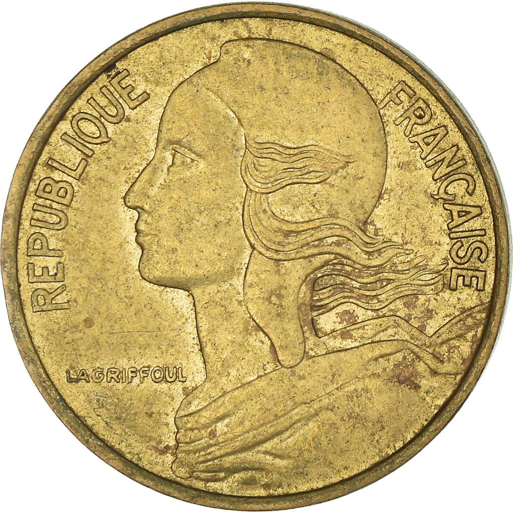 Moneda, Francia, 5 Francs, 1975
