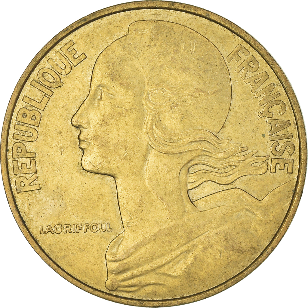 Moneda, Francia, 20 Centimes, 1981