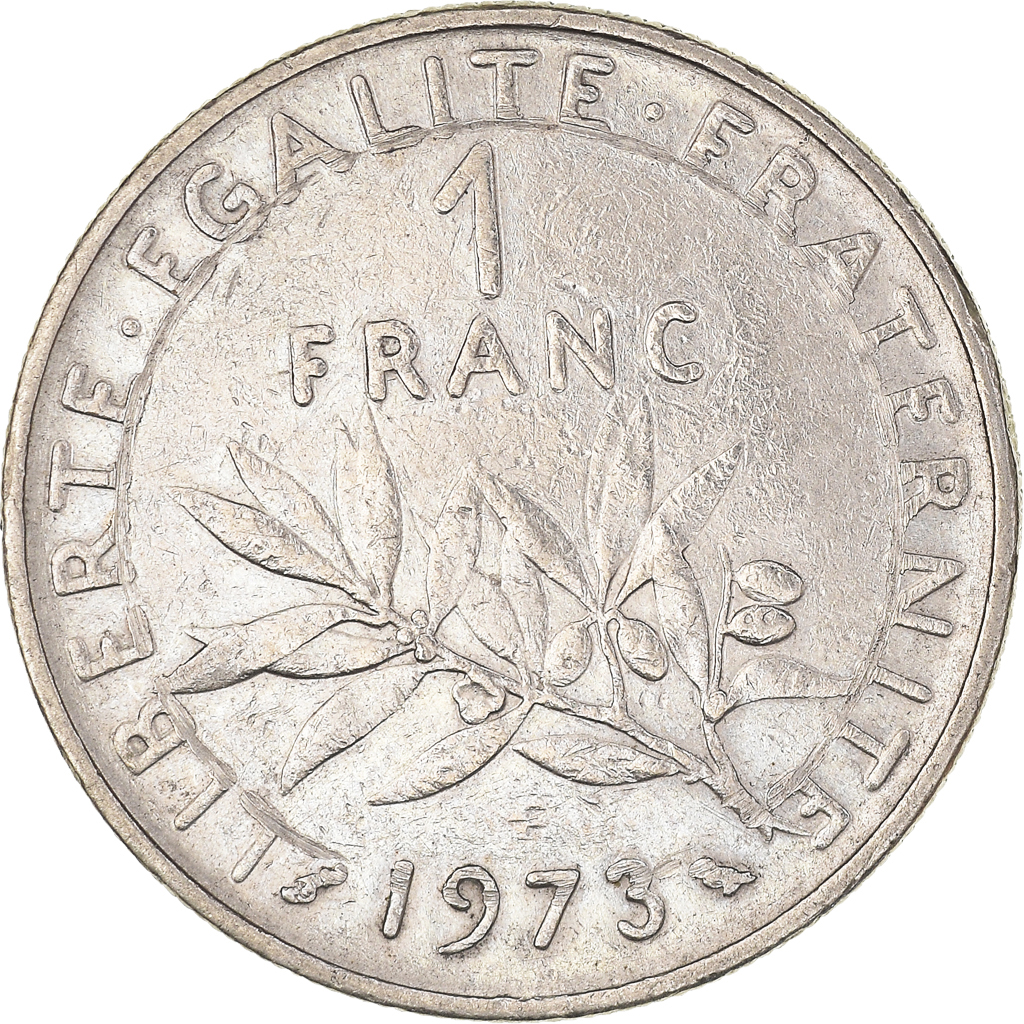 Moneda, Francia, Franc, 1973