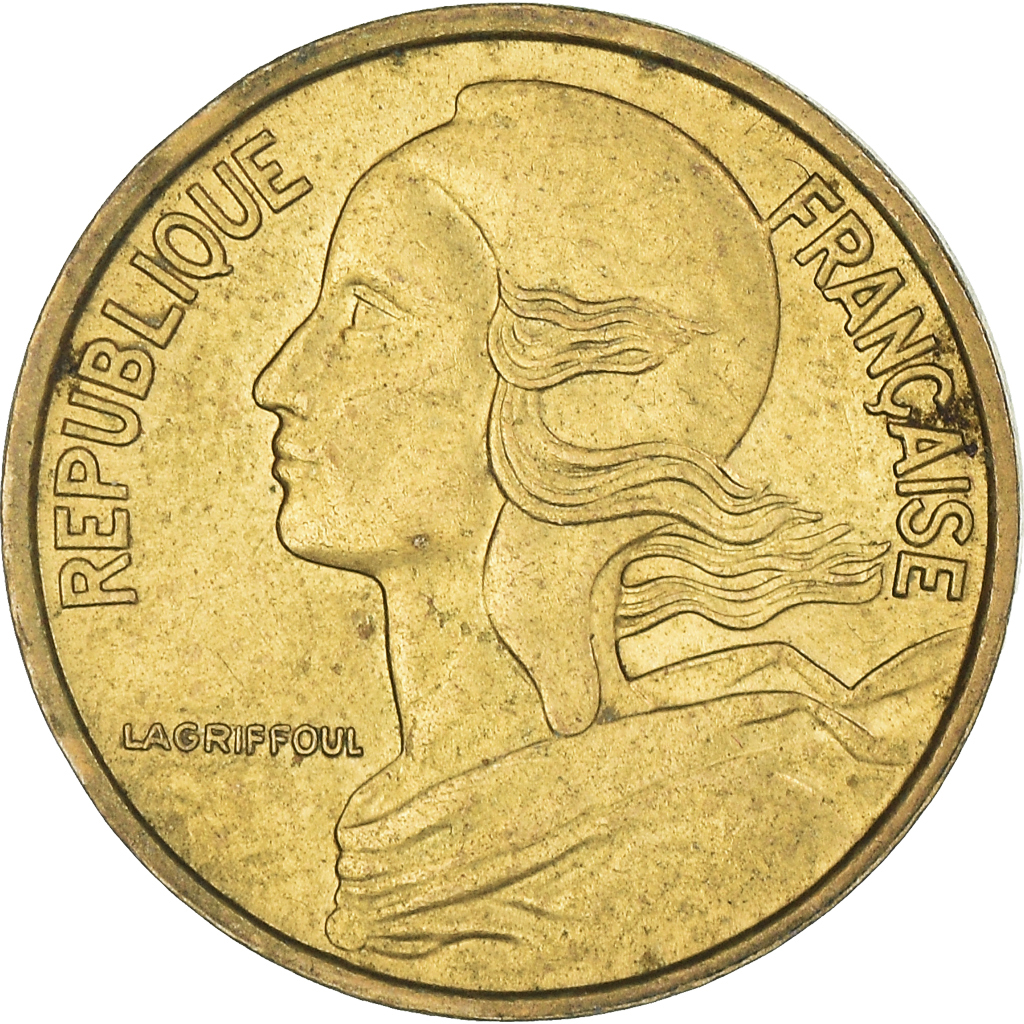 Moneda, Francia, 5 Centimes, 1966