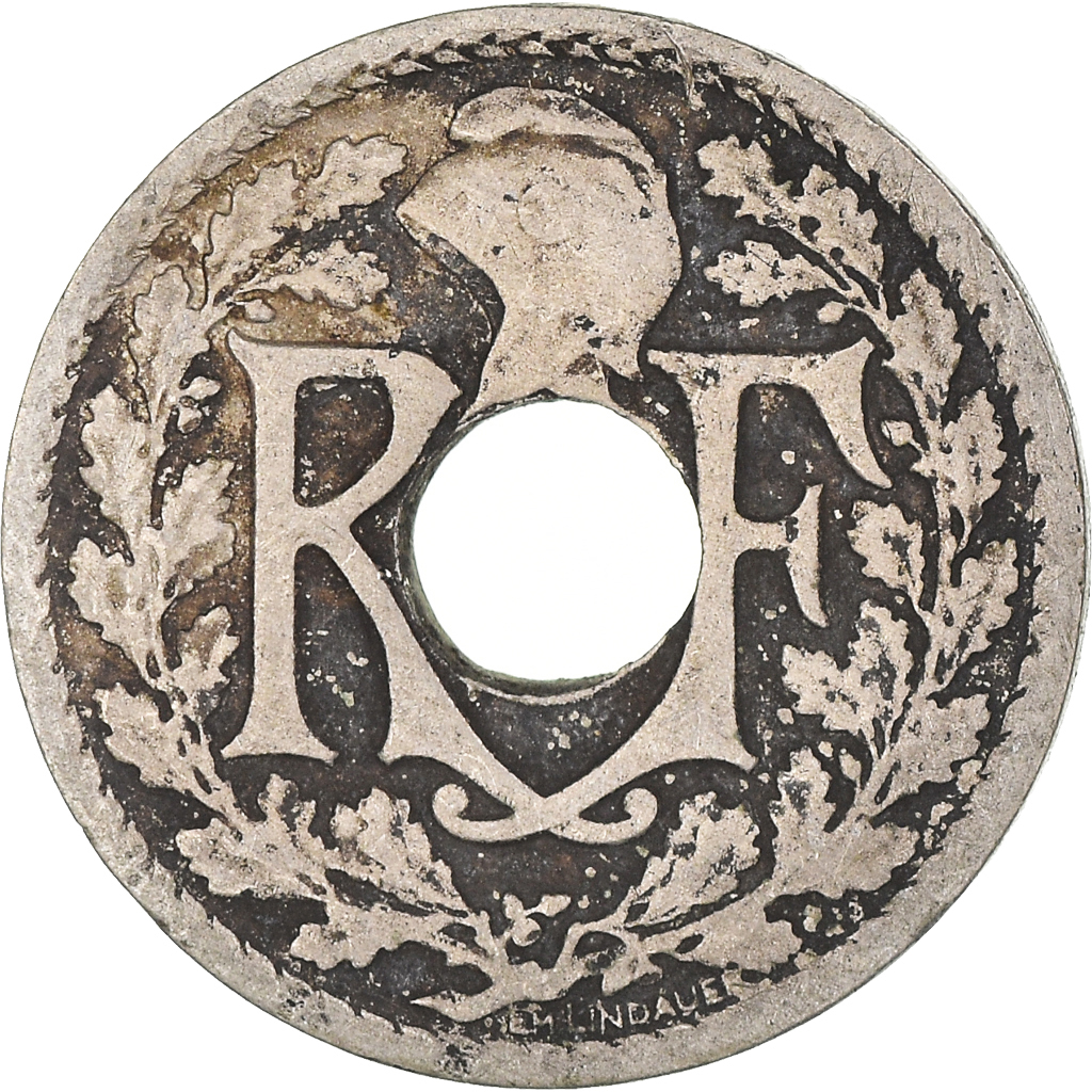 Moneda, Francia, 5 Centimes, 1924