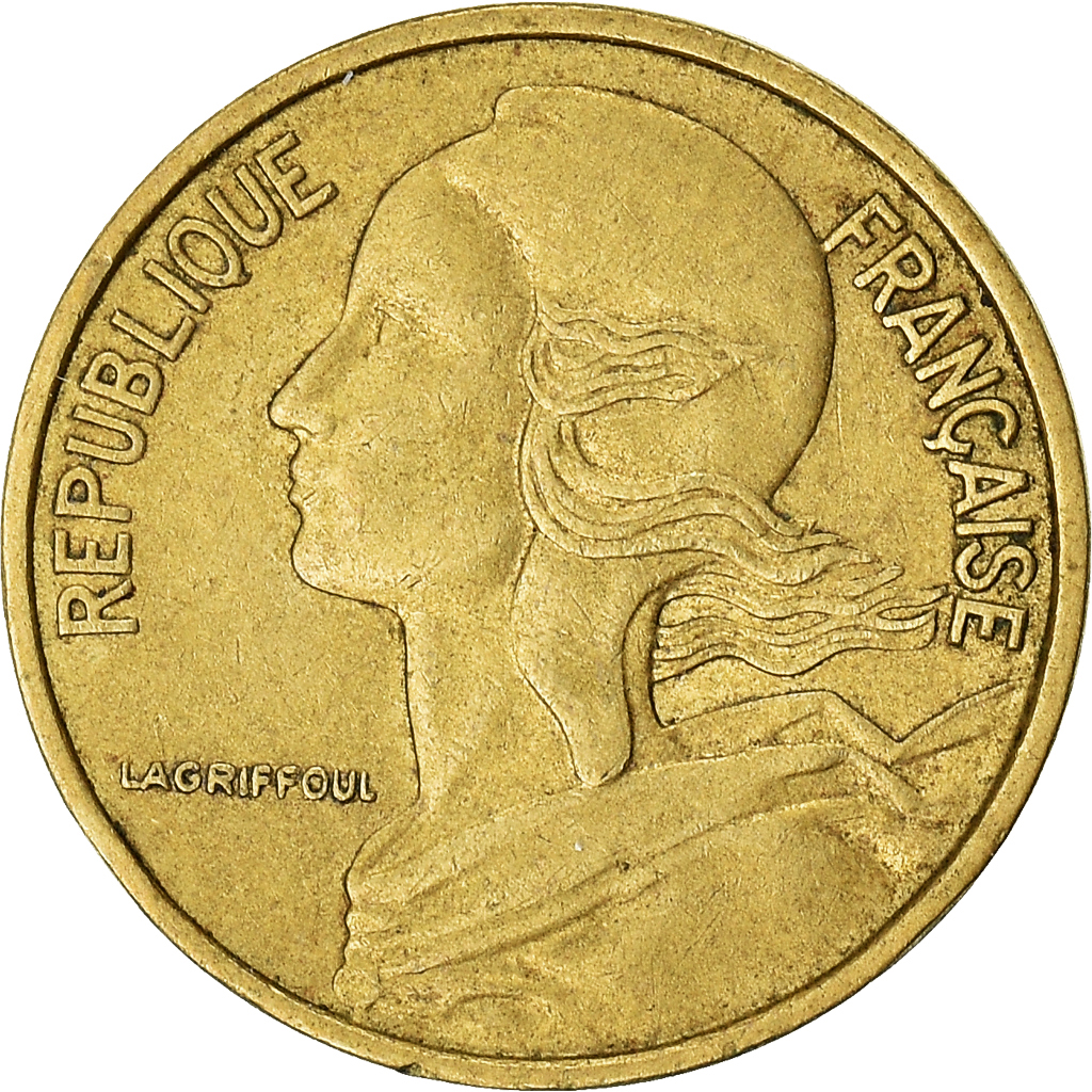 Moneda, Francia, 5 Centimes, 1971