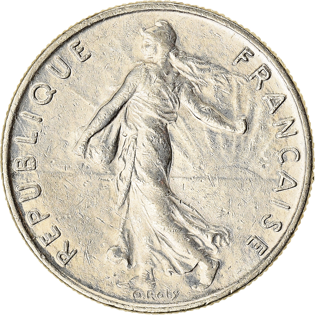 Moneda, Francia, 1/2 Franc, 1993