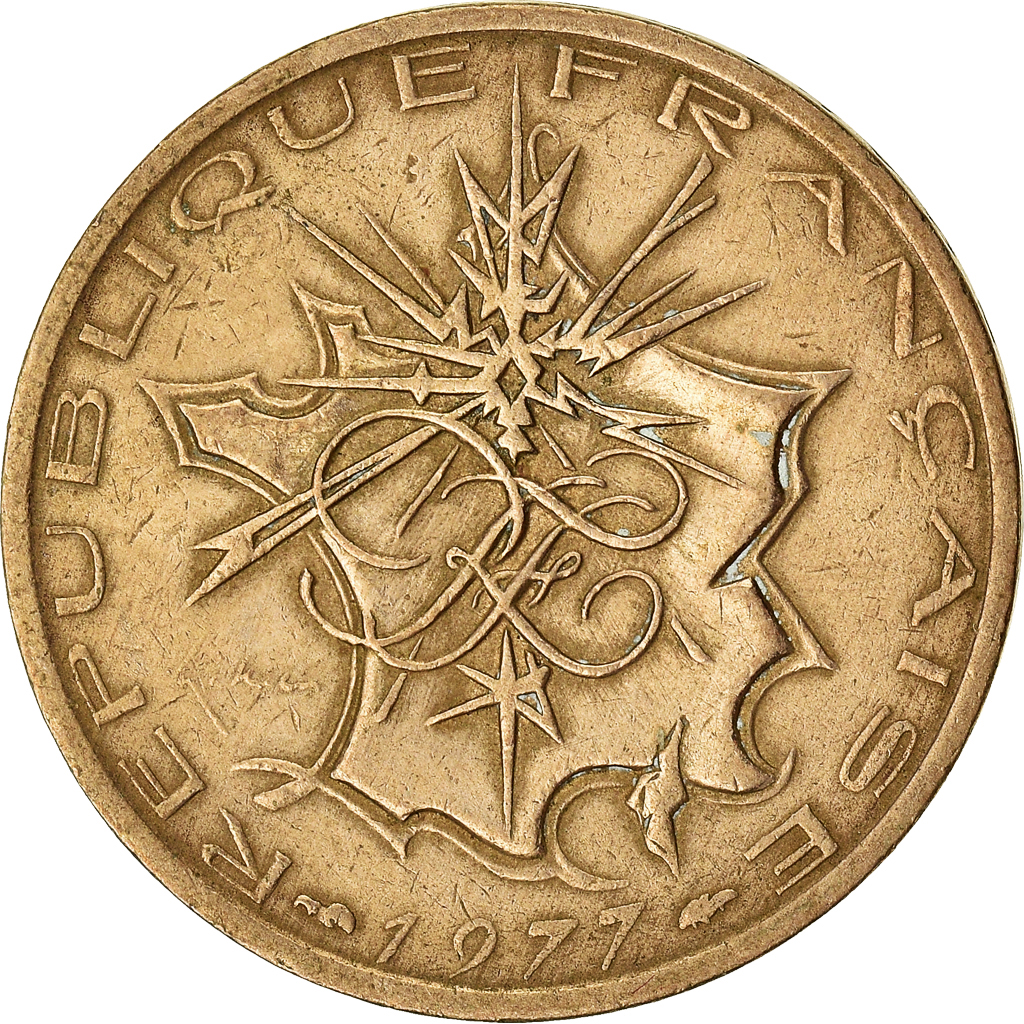 Moneda, Francia, 10 Francs, 1977