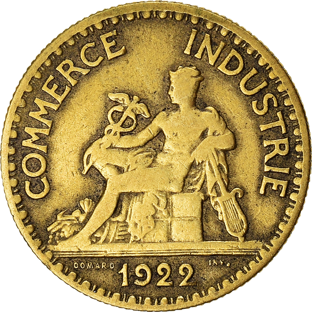 Moneda, Francia, 50 Centimes, 1922