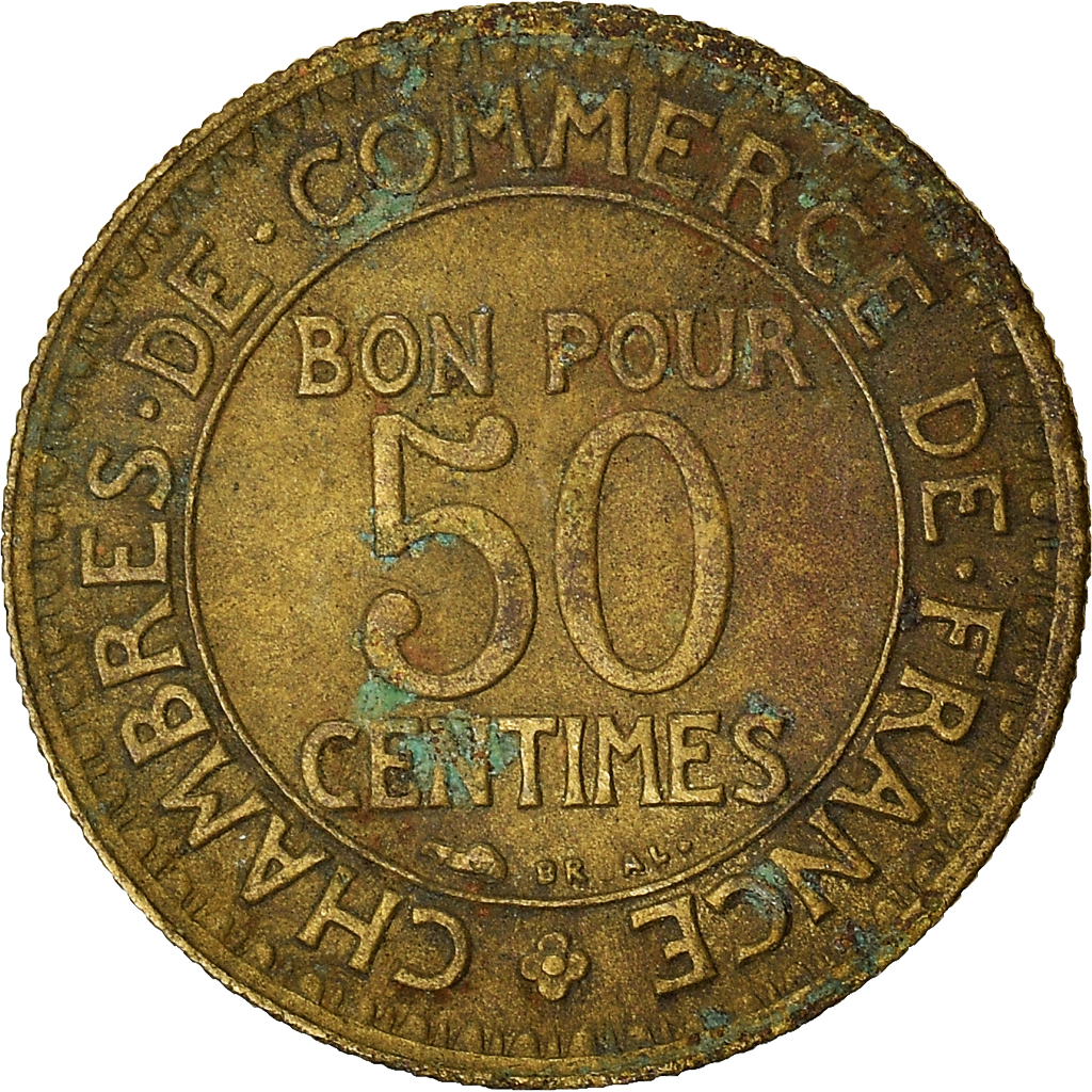 Moneda, Francia, 50 Centimes, 1927