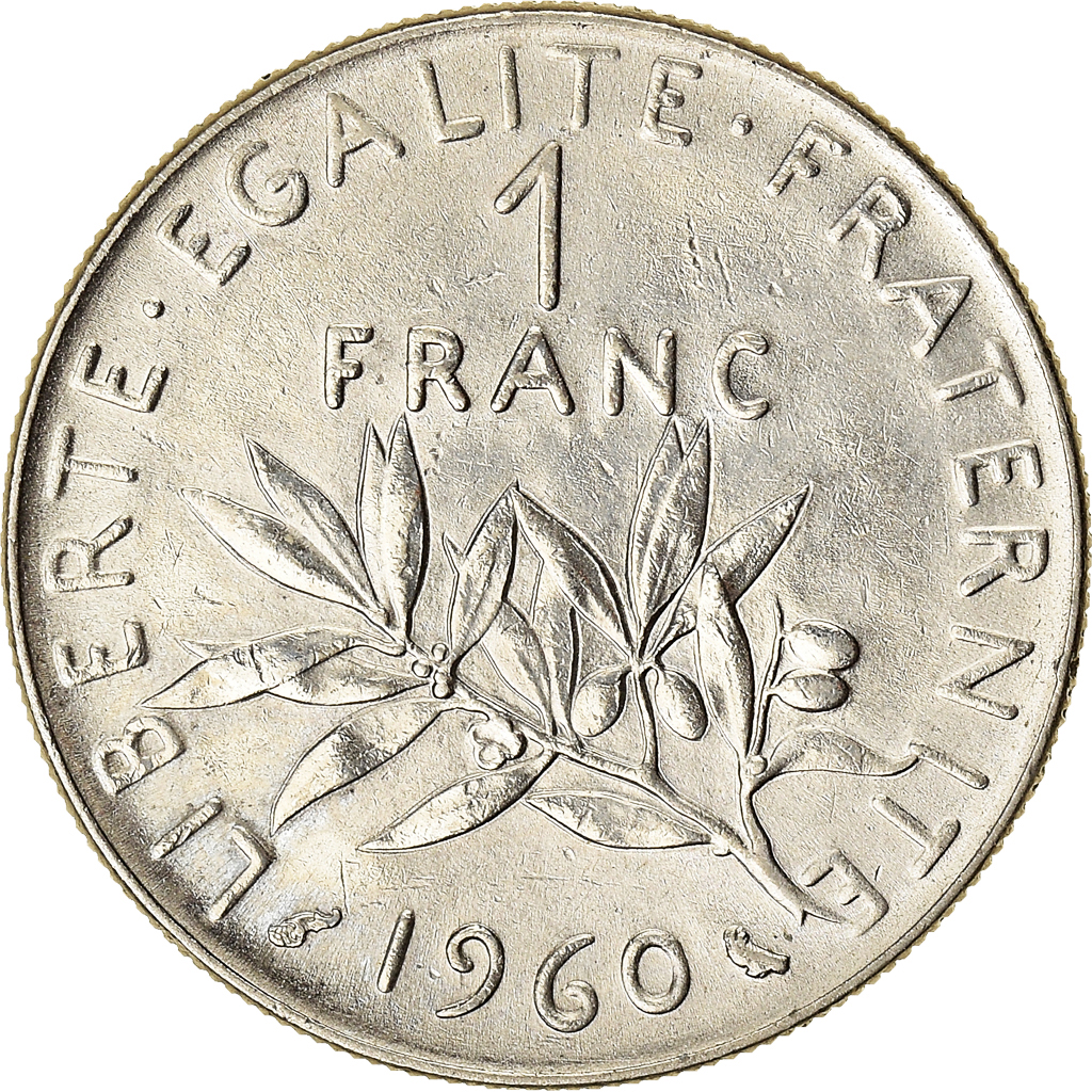 Moneda, Francia, Franc, 1960
