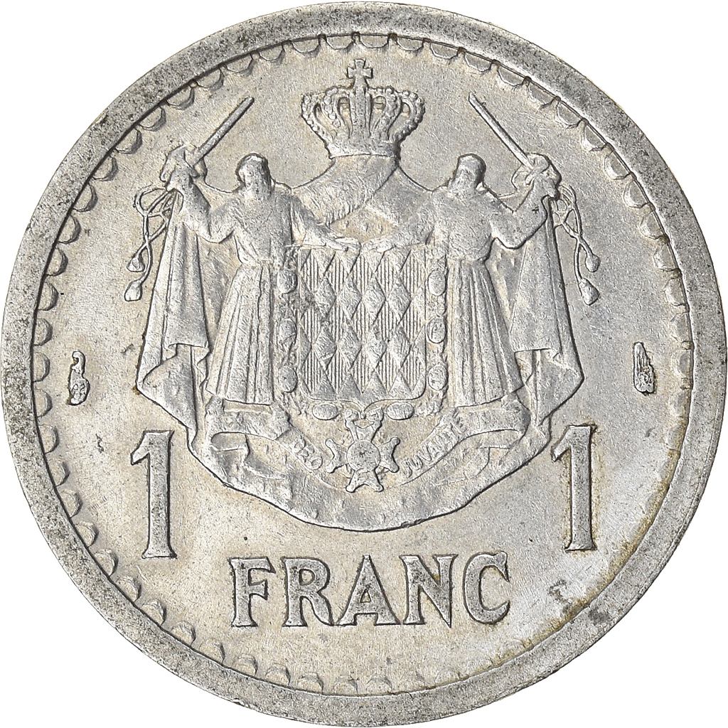 Moneda, Mónaco, Franc, 1943