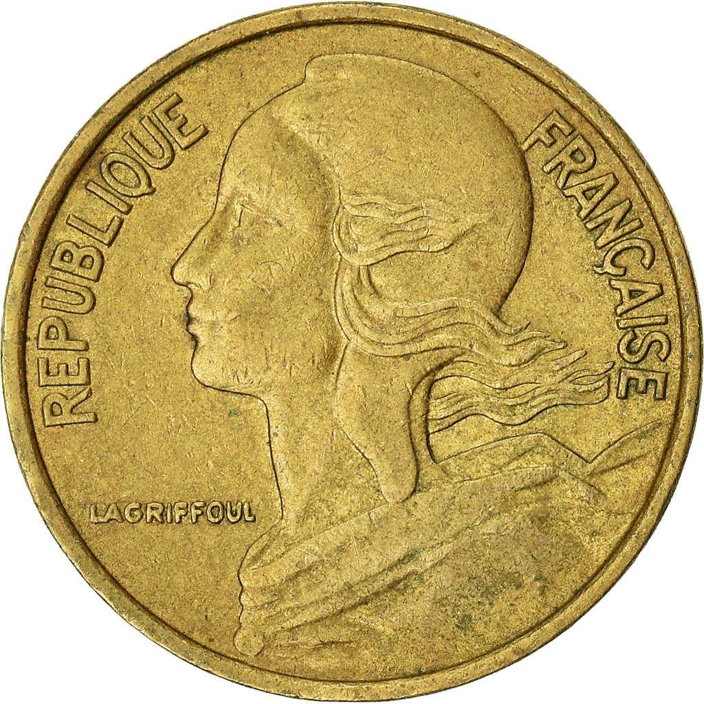 Moneda, Francia, 5 Centimes, 1967
