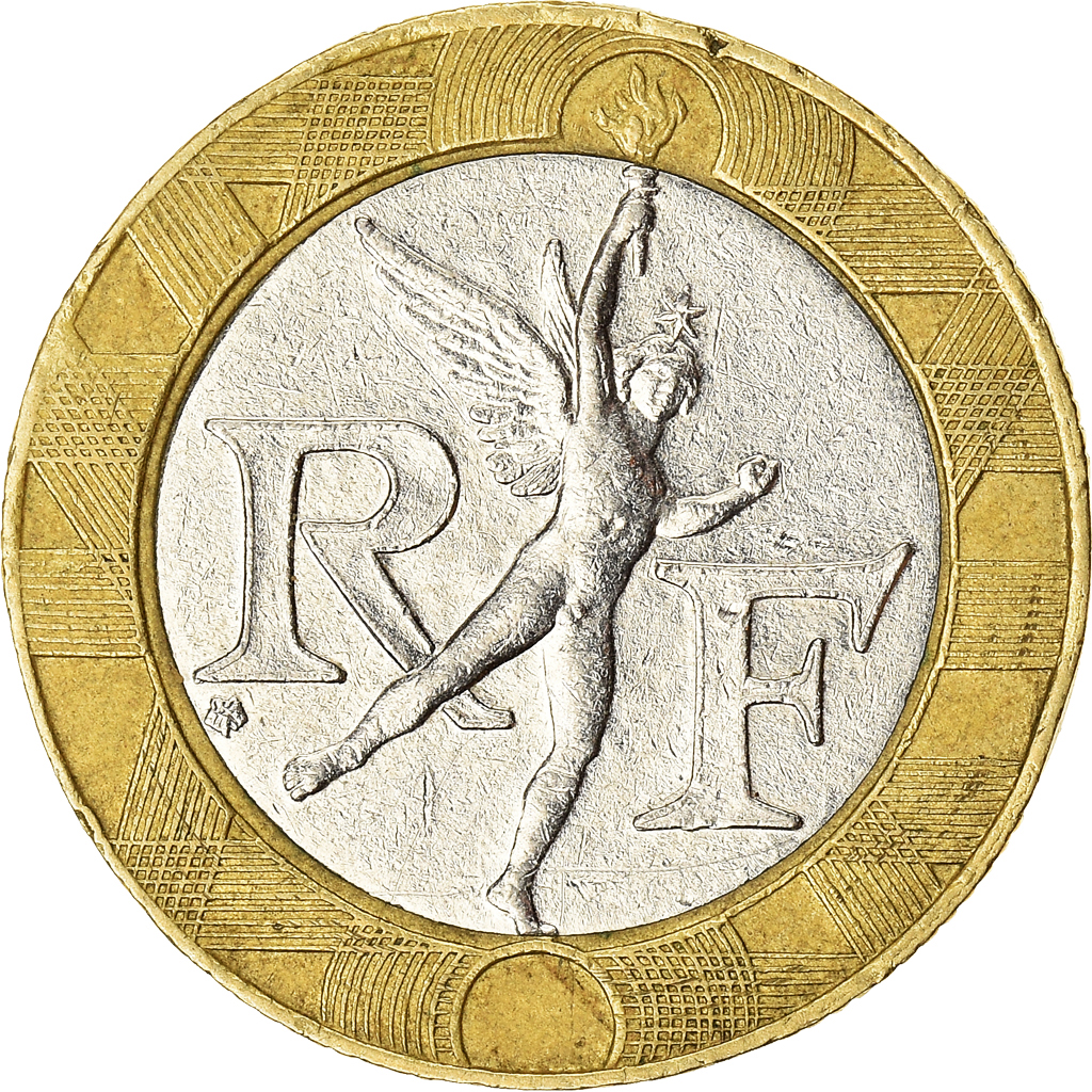 Moneda, Francia, 10 Francs, 1992