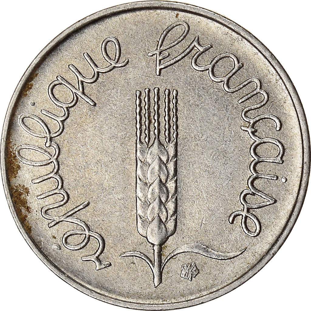 Moneda, Francia, Centime, 1967