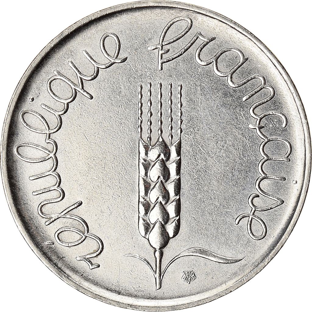 Moneda, Francia, 5 Centimes, 1962