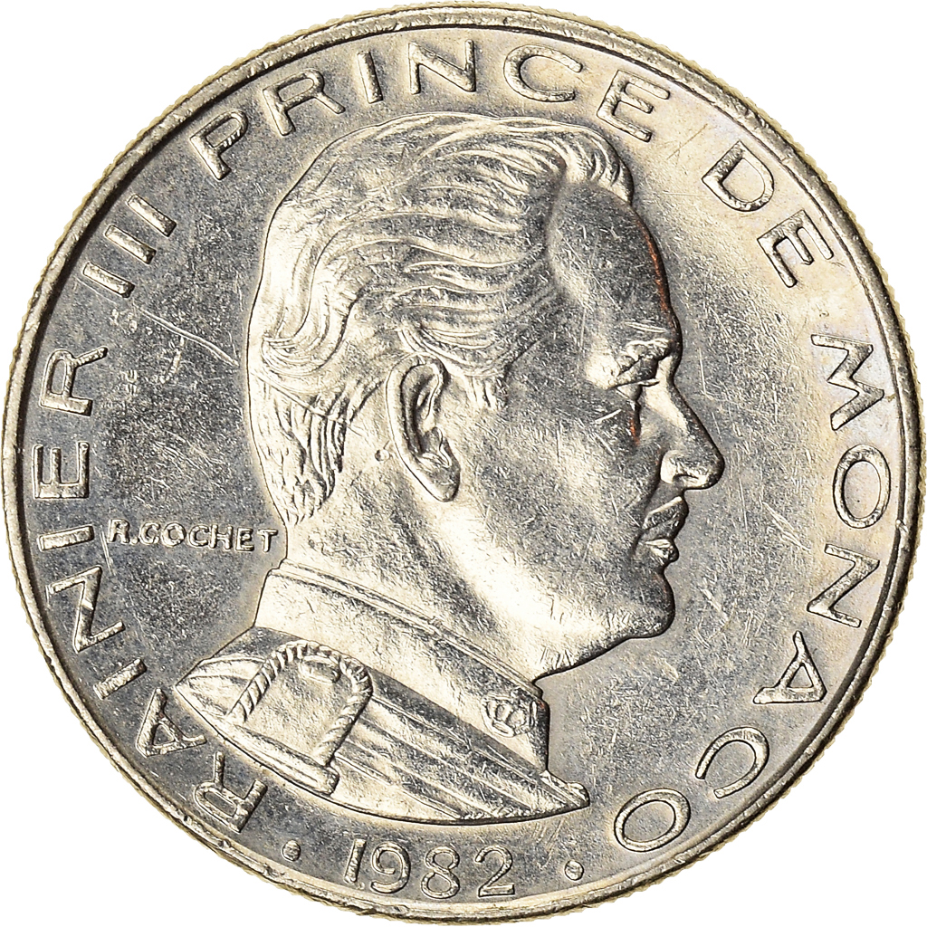 Moneda, Mónaco, Franc, 1982