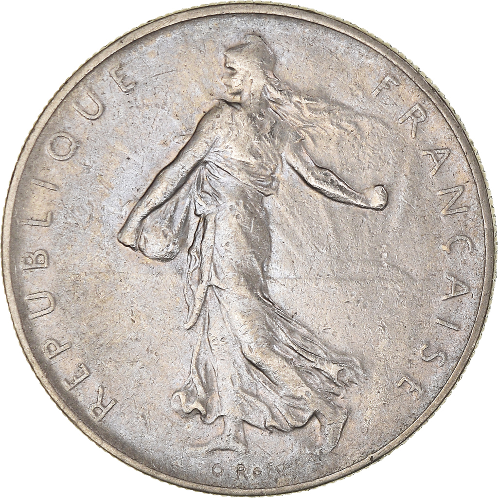 Moneda, Francia, Franc, 1964