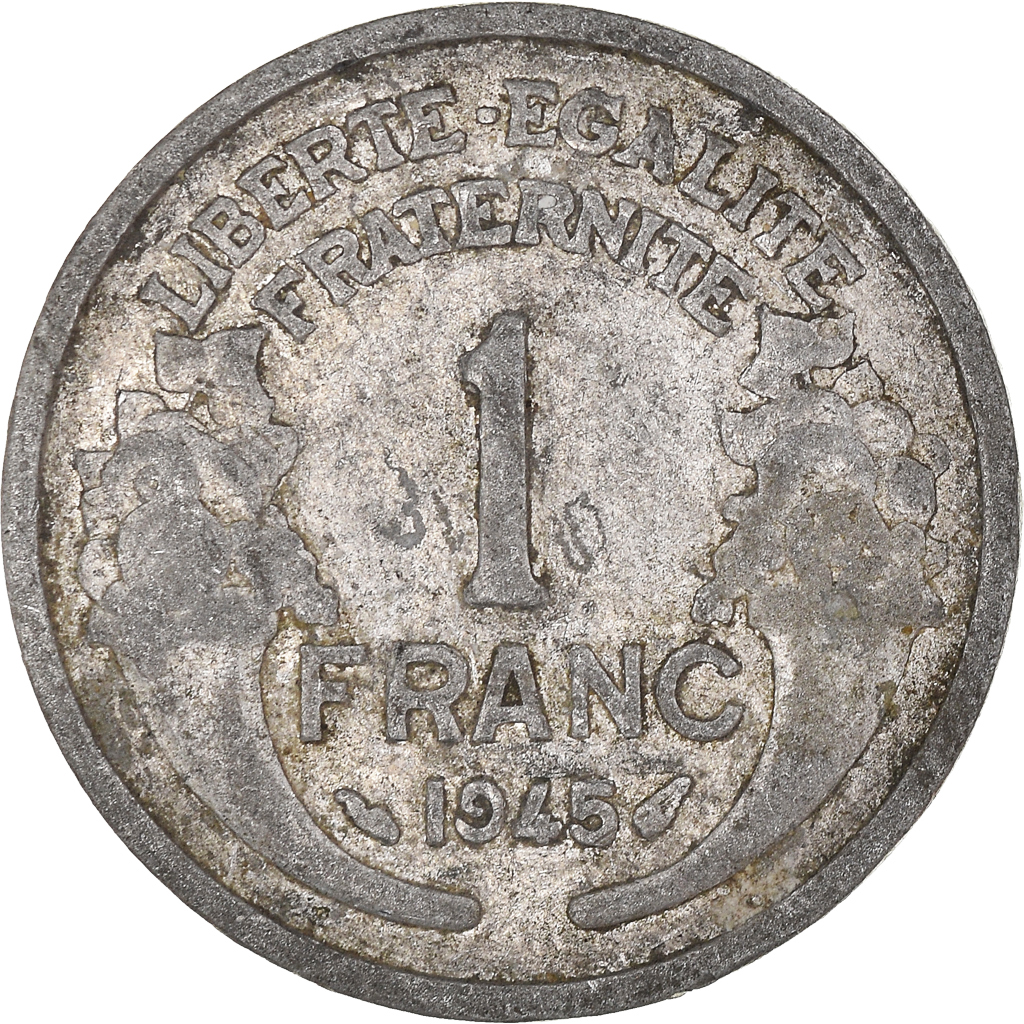 Moneda, Francia, Franc, 1945