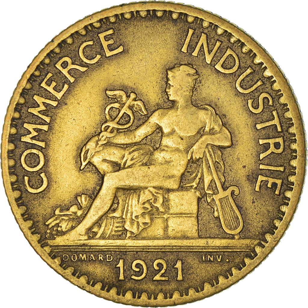 Moneda, Francia, Franc, 1921