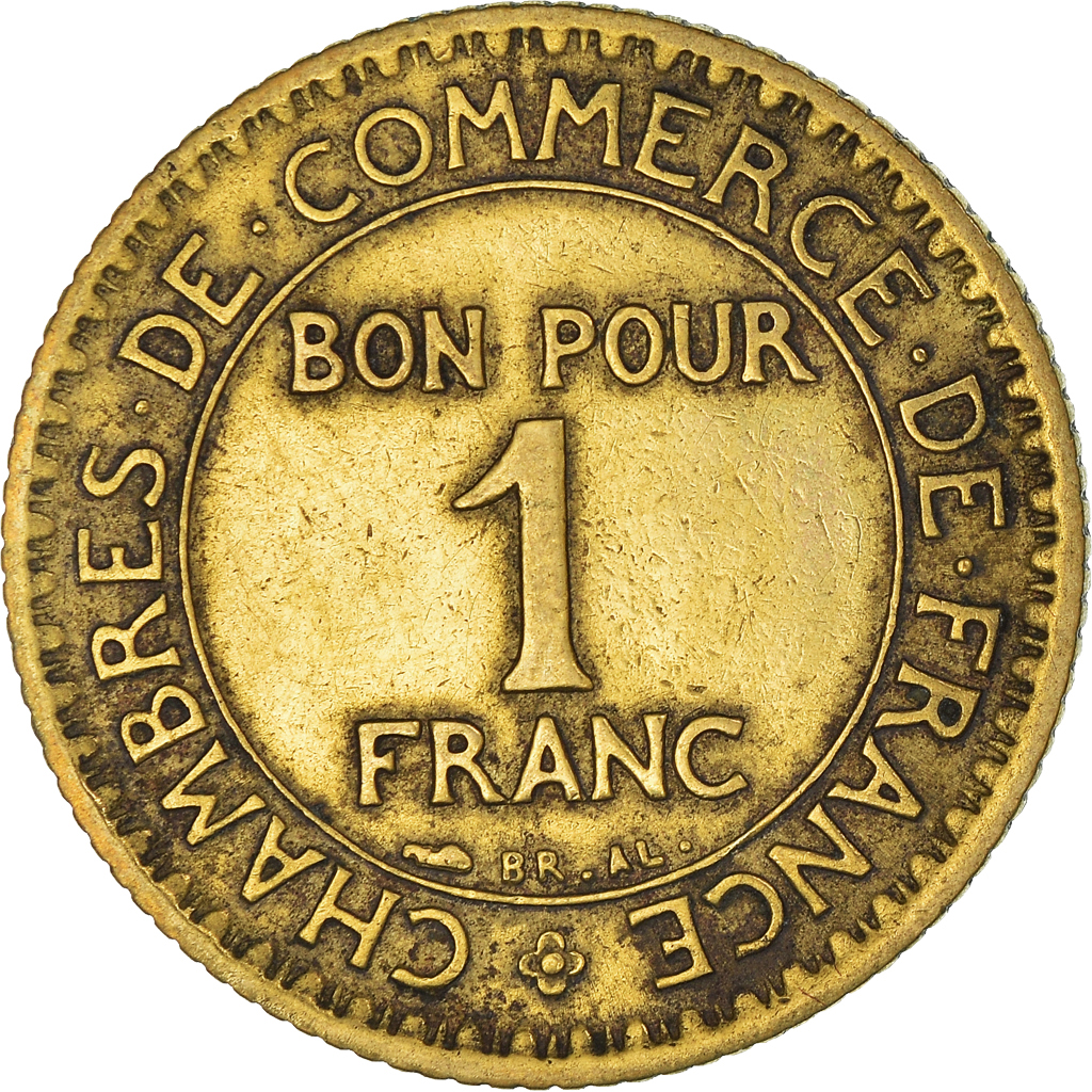 Moneda, Francia, Franc, 1922