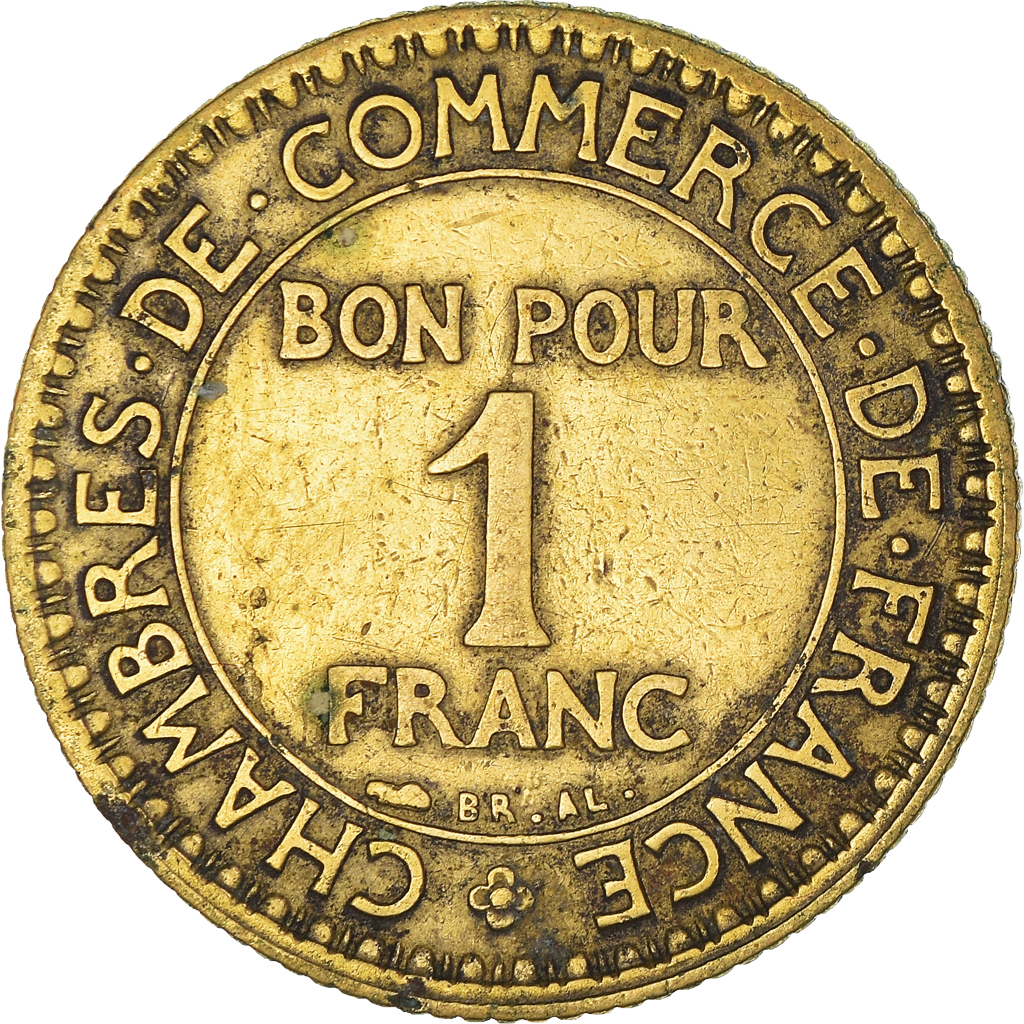 Moneda, Francia, Franc, 1920