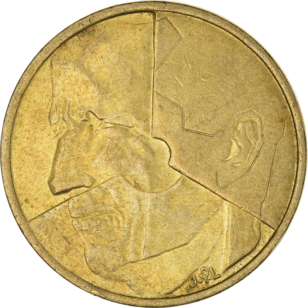 Moneda, Bélgica, 5 Francs, 5 Frank, 1986