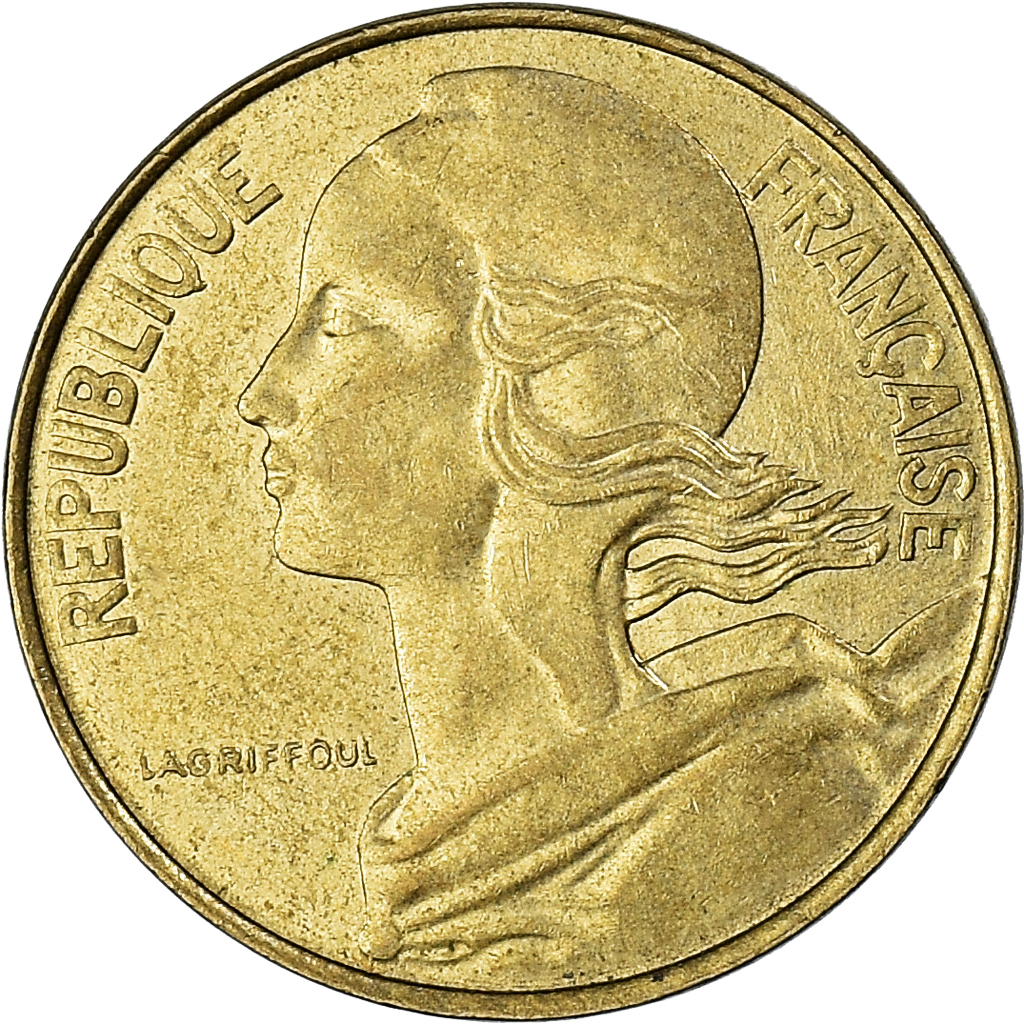 Moneda, Francia, 10 Centimes, 1996