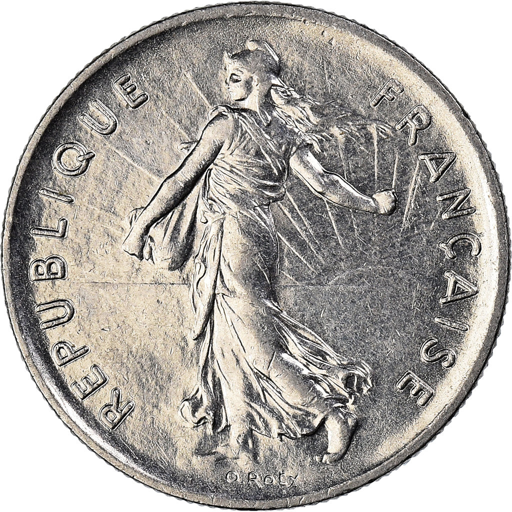 Moneda, Francia, 5 Francs, 1995