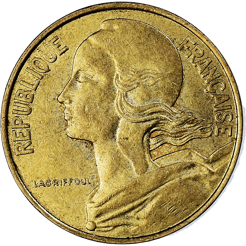 Moneda, Francia, 10 Centimes, 1994