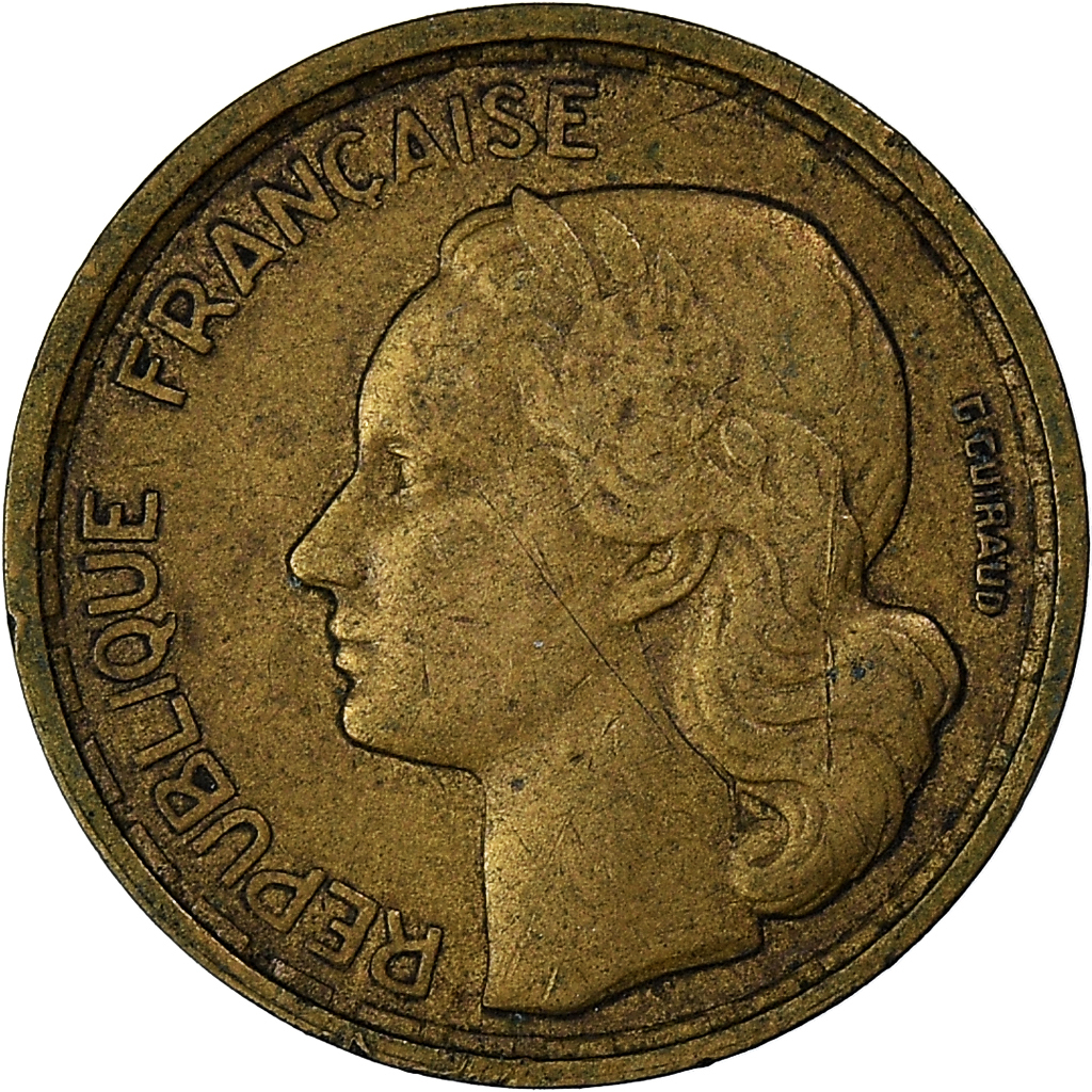 Moneda, Francia, 10 Francs, 1954