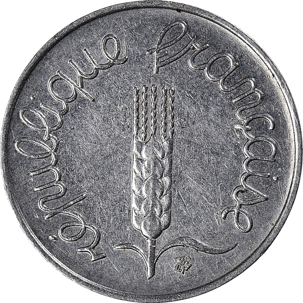 Moneda, Francia, Centime, 1964