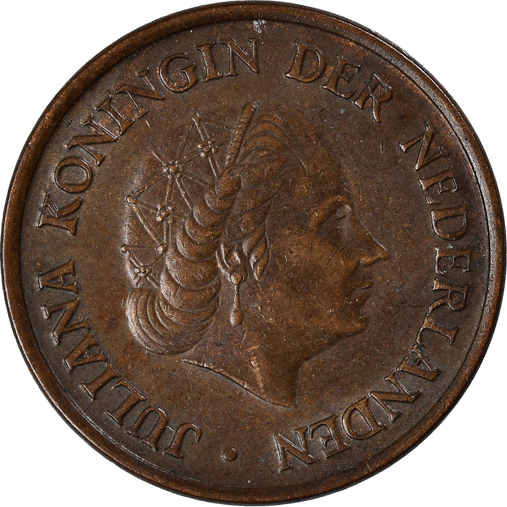Moneda, Países Bajos, 5 Cents, 1955
