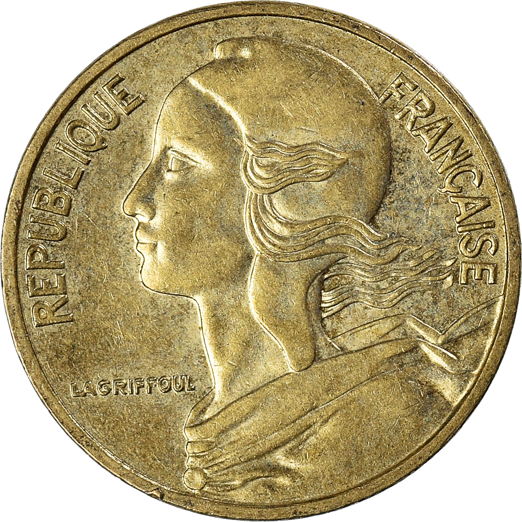 Moneda, Francia, 5 Centimes, 1998
