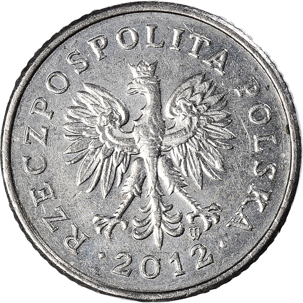 Moneda, Polonia, 10 Groszy, 2012