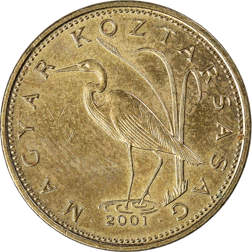 Moneda, Hungría, 5 Forint, 2001