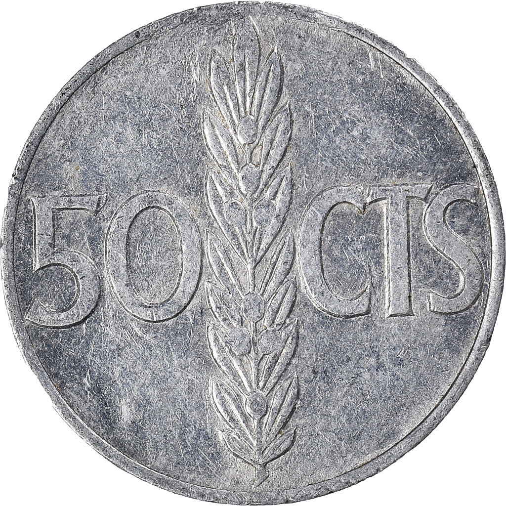 Moneda, España, 50 Centimos, 1966 (67)