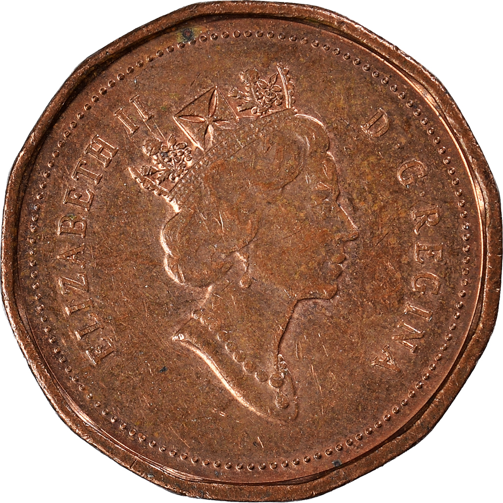 Moneda, Canadá, Cent, 1995